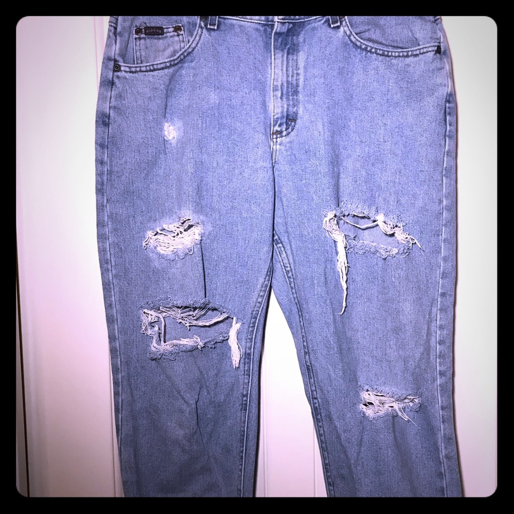 Customized Ripped Jeans